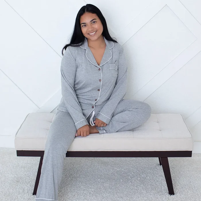 Pearl Grey Women’s Pajama Set