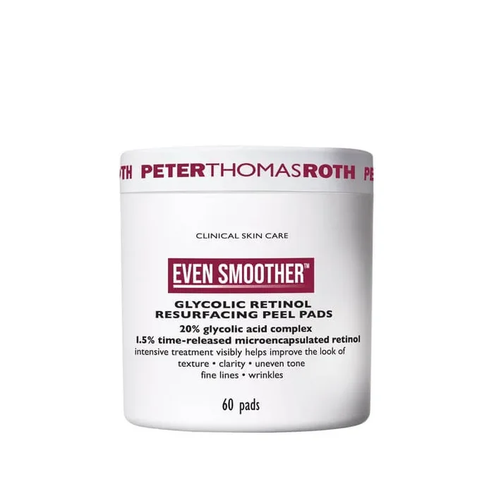 Peter Thomas Roth Even Smoother Glycolic Retinol Resurfacing Peel Pads