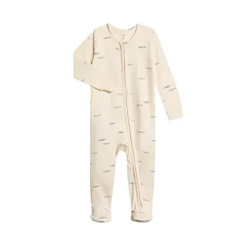 Peyton Organic Footed Sleeper – Marino + Rain