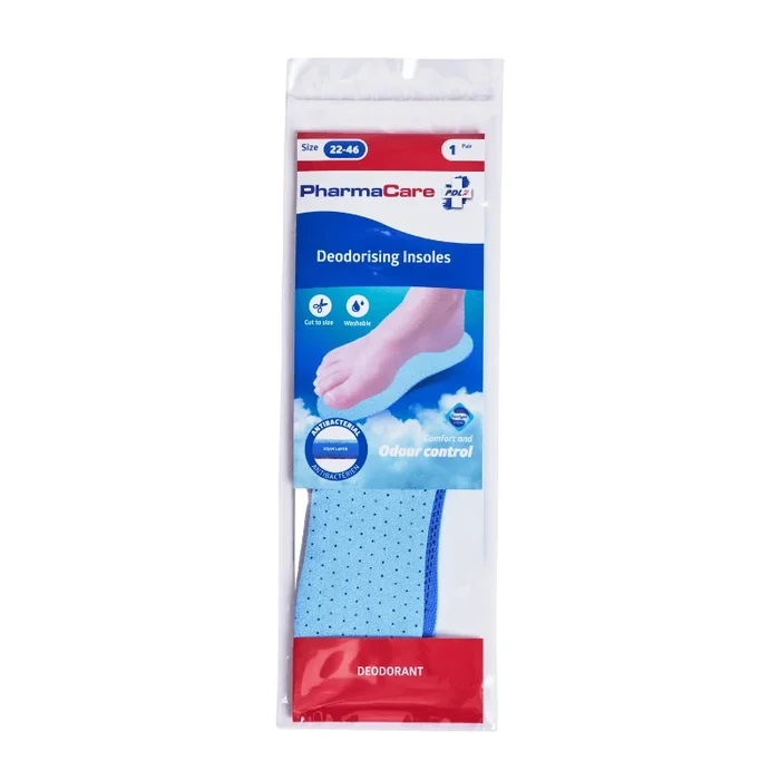 PHARMACARE DERAMED DEODORISING INSOLES