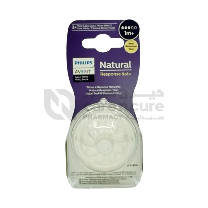 Philips Avent SCY963/02 Teat Natural 3.0 T3 2 Piece