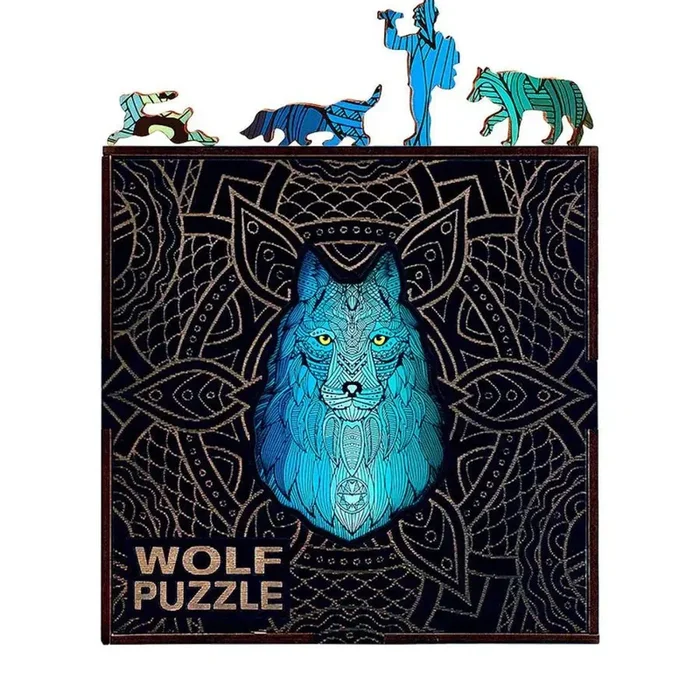 Piecezz Wooden 70 Piece Puzzle – Wolf