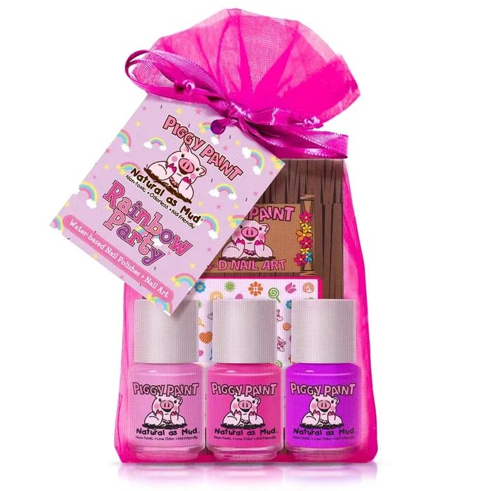 Piggy Paint Rainbow Party Set
