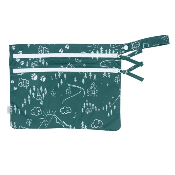 Pine Forest – Waterproof Wet Bag (for Mealtime, On-the-go, And More!)