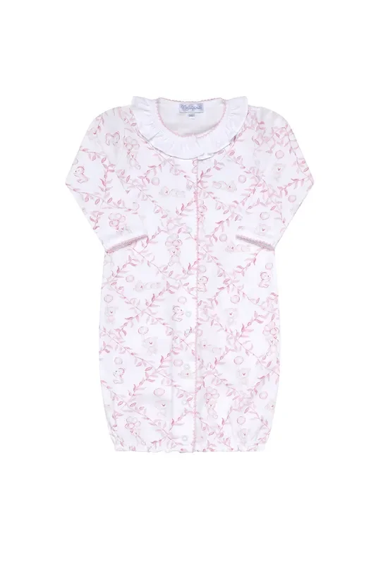 Pink Bears Trellace Baby Converter Gown