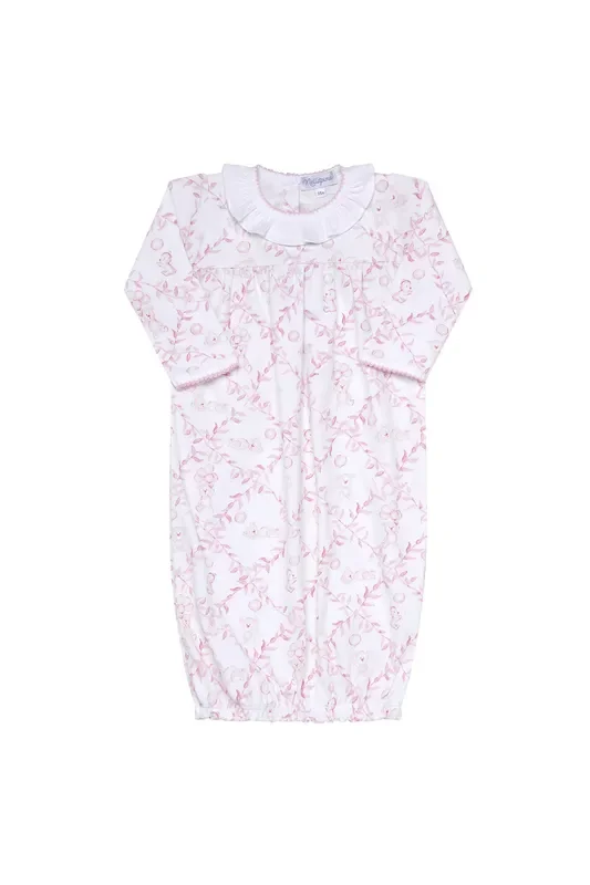Pink Bears Trellace Baby Gown