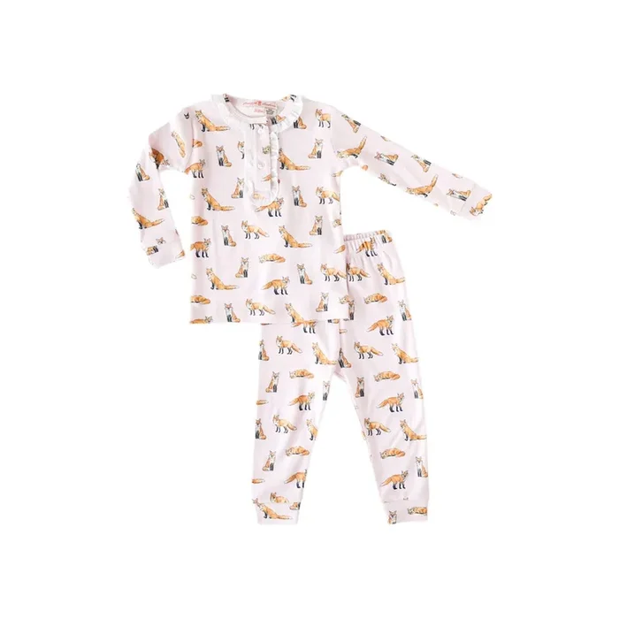 Pink Fox 2-piece Pajama