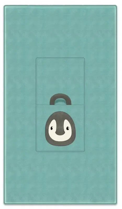 Plush Penguin Case With Attached Blanket Inside