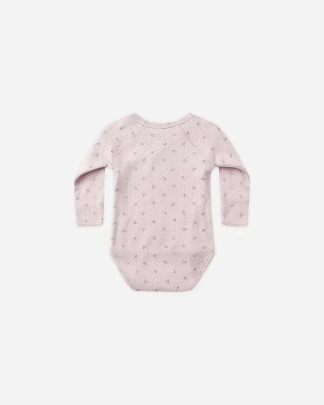 Pointelle Side Snap Bodysuit