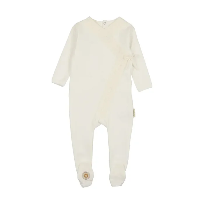 Pointelle Twist Footie