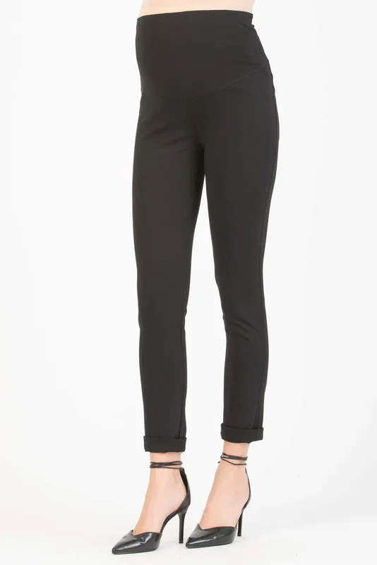 Ponte maternity trousers classic black