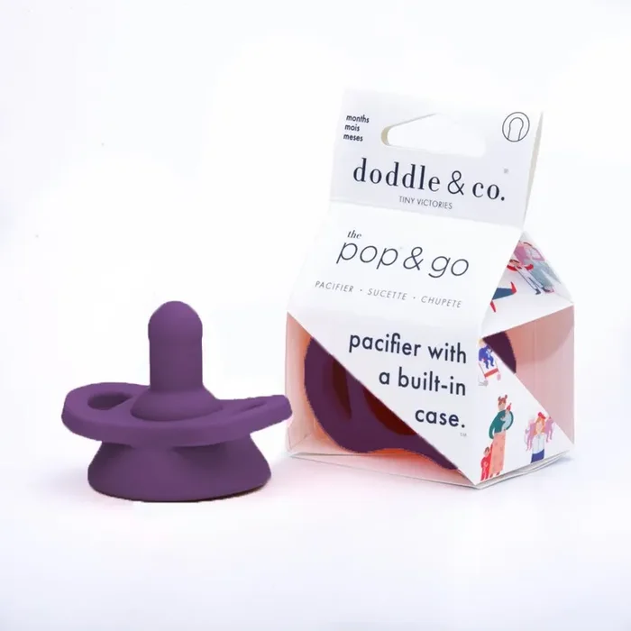 Pop & Go Pacifiers – Plum