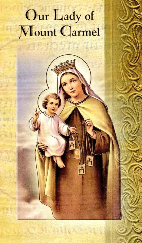 Prayer Card & Biography – Our Lady of Mount Carmel
