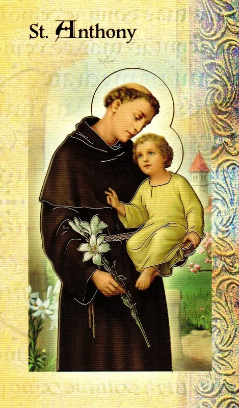 Prayer Card & Biography – St Anthony of Padua