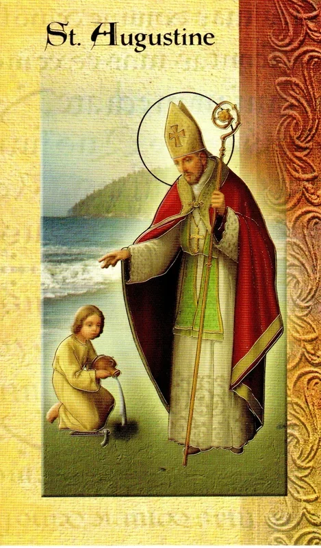 Prayer Card & Biography – St Augustine