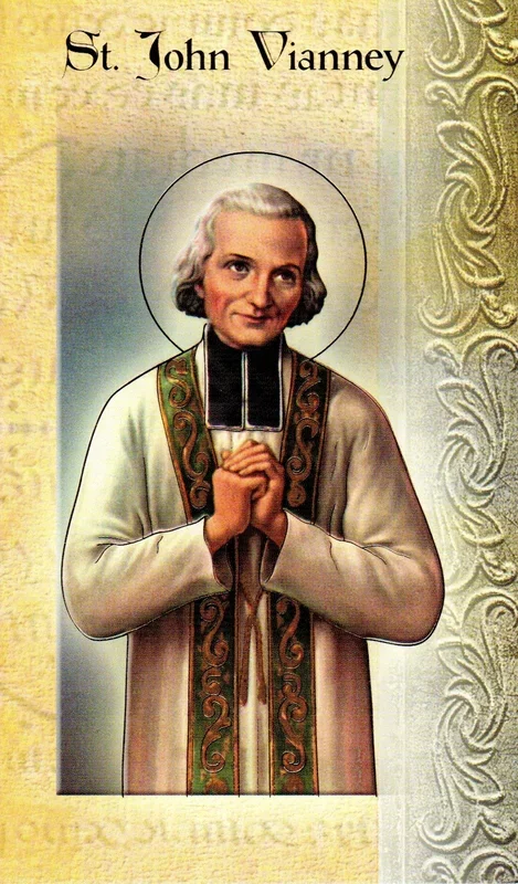 Prayer Card & Biography – St John Vianney