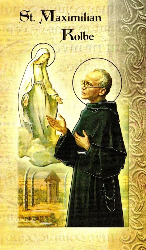 Prayer Card & Biography – St Maximilian Kolbe