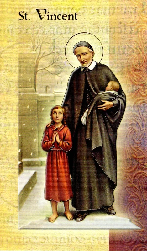 Prayer Card & Biography – St Vincent de Paul