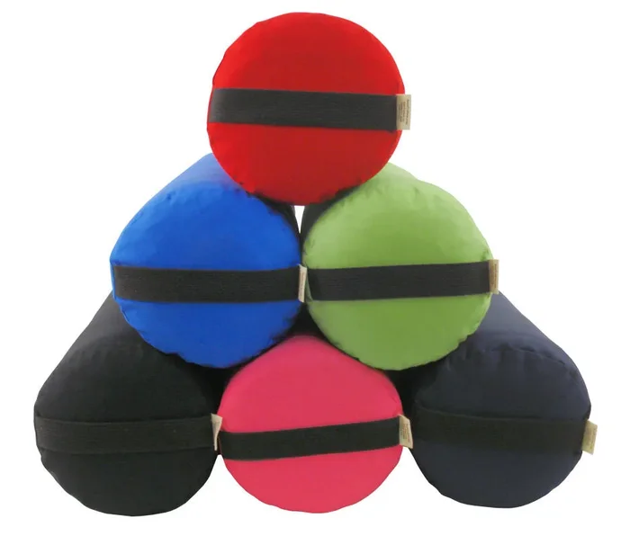 Premium Organic Cotton Yoga Bolster – Round, Rectangle, Pranayama