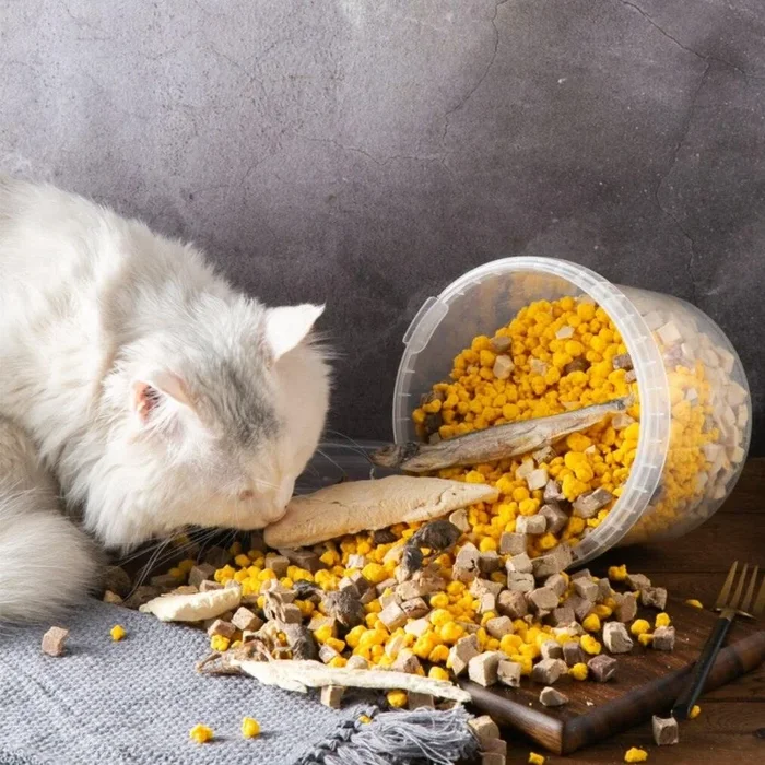 Premium Quality Pet Snack 9 flavor Freeze-drying Dog CAT training treats 500g in barrels No additives and Inducer