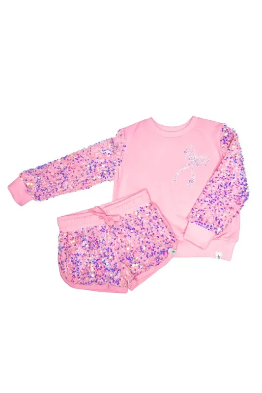 *preorder-mid July Delivery* Sparkle Sport Set ~ Bow