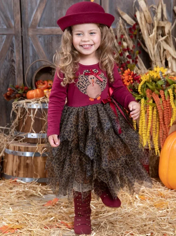 Pretty Plumage Tiered Tutu Dress