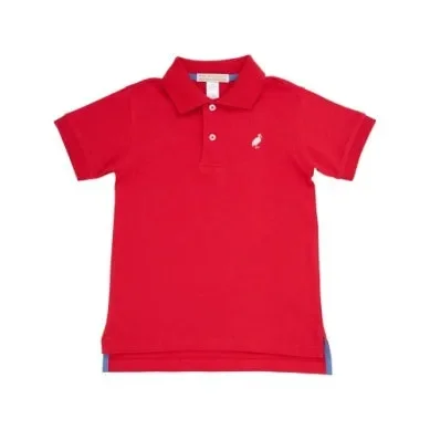 Prim and Proper Polo SS-Pima Red