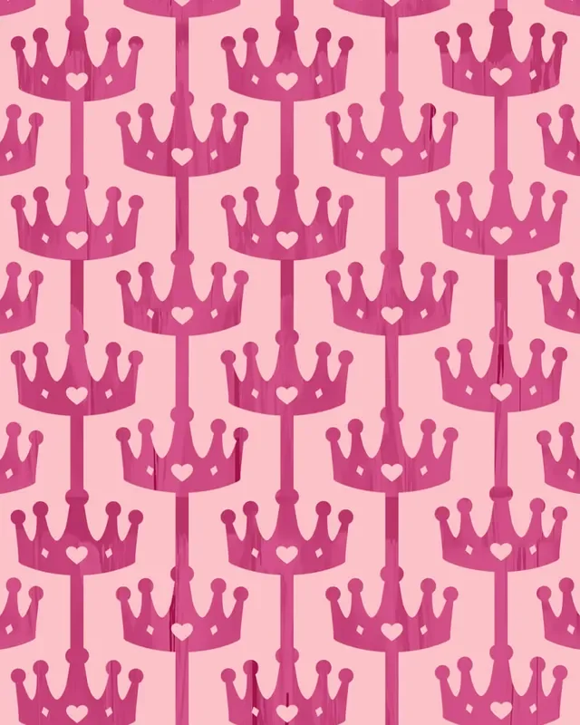 Princess Curtain – Pink Foil Curtain