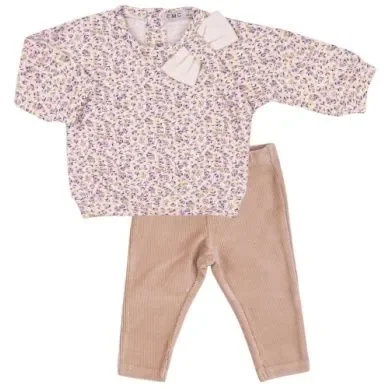 PRINTED STR. FLEECE AND CORDUROY FABRIC SET