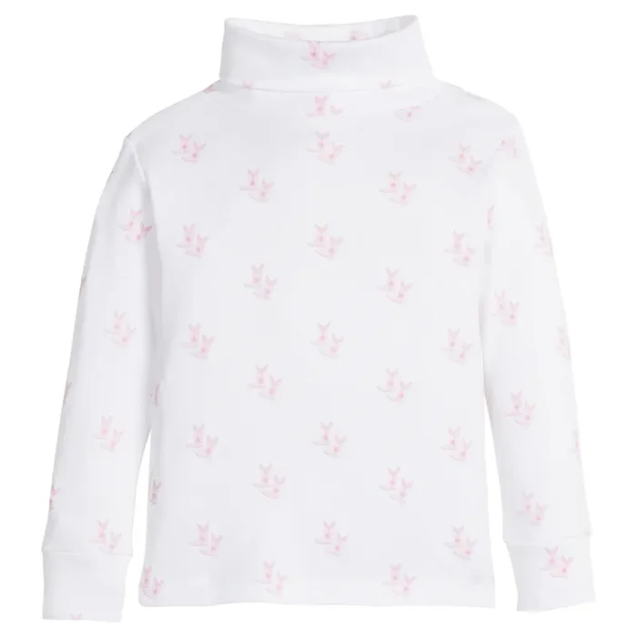 Printed Turtleneck – Pink Cowboy Boots
