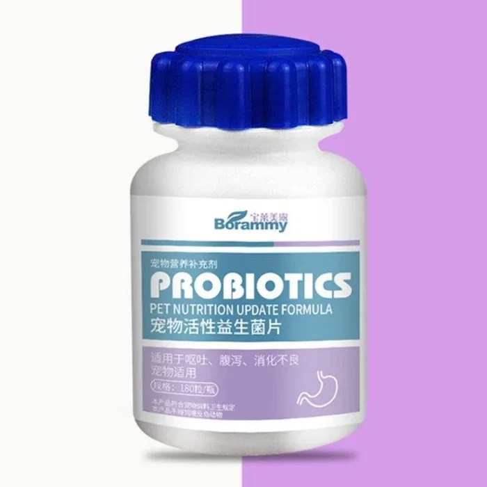 Probiotics for Dogs – with Natural Digestive Enzymes + Prebiotics – Stomach Relief + Gas & Constipation 180 Counts