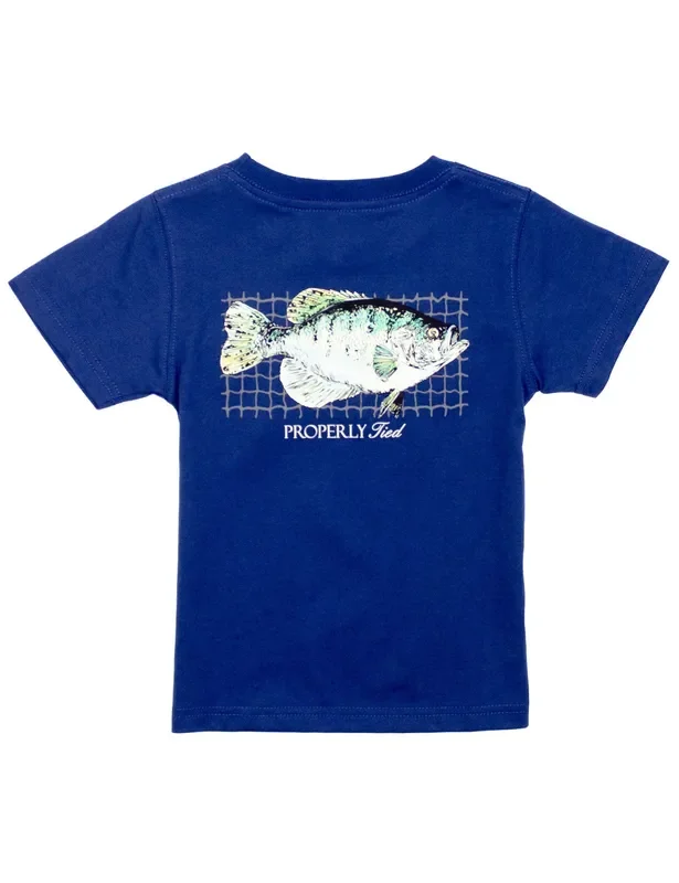 Properly Tied Boys Crappie SS River Blue