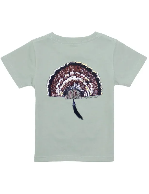 Properly Tied Boys Turkey Mount SS Chrome Grey