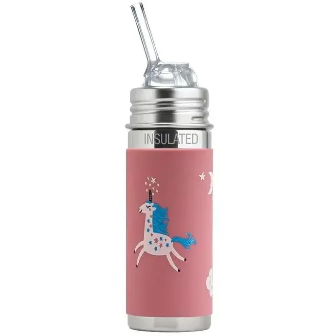 Pura Insulated Kiddo Straw Cup w/ Sleeve – Unicorn