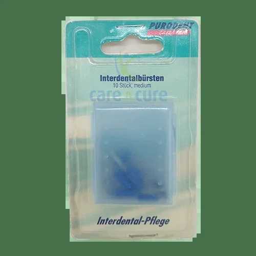 Purodent Interdental Brush Medium 10 Pieces