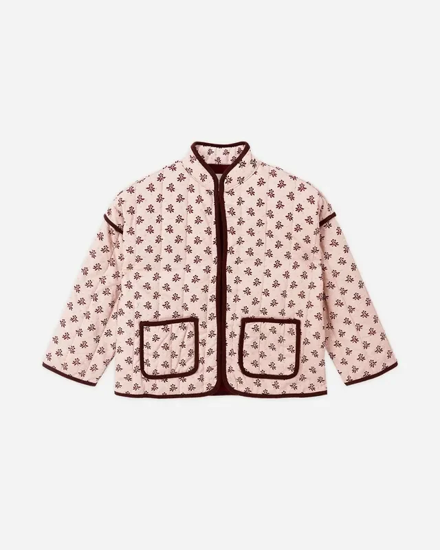Quilted Jacket | Blush Fleur
