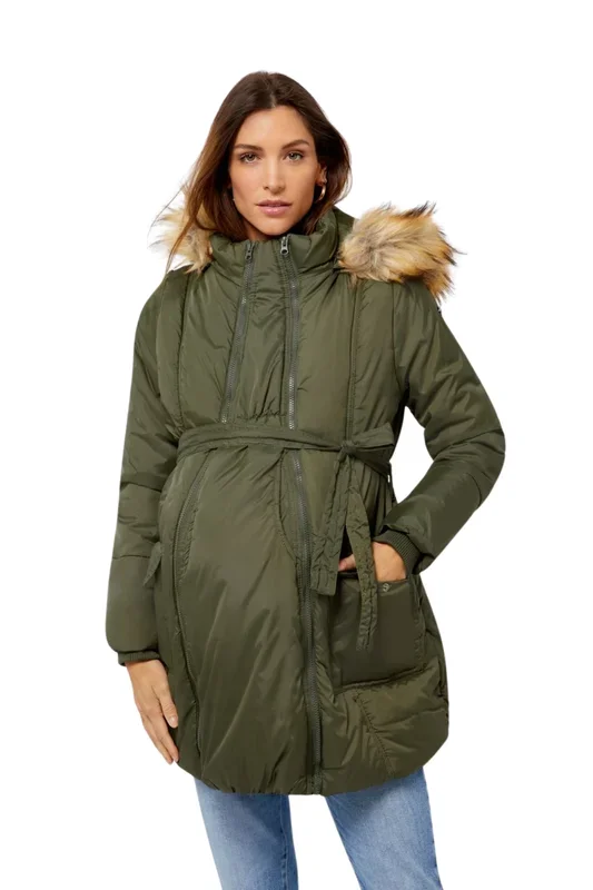 Rachel – 3in1 Mid-thigh Maternity Puffer Coat