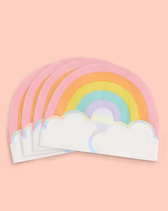 Rainbow Napkins – 25 Foil Napkins