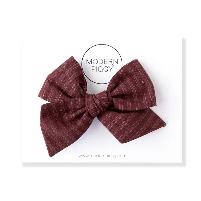 Raisin | Oversized Hand-tied Bow