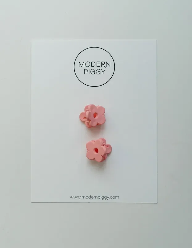 Raspberry | Micro Bloom Claw Clip Set