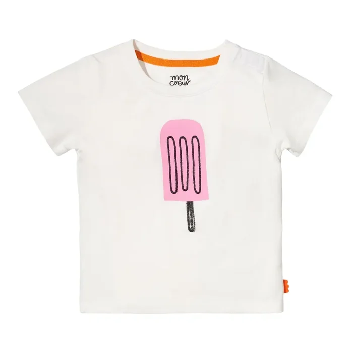 Recycled Cotton Pink Ice Pop Baby T-shirt