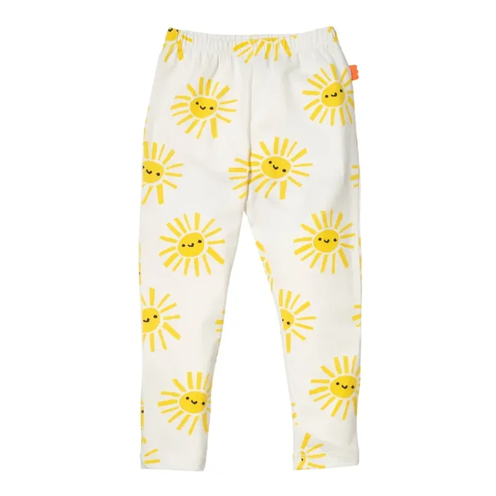 Recycled Cotton Sun Kid Leggings