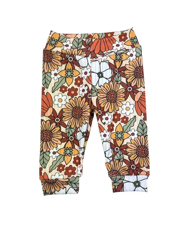 Retro Fall Floral • Infant/toddler Joggers