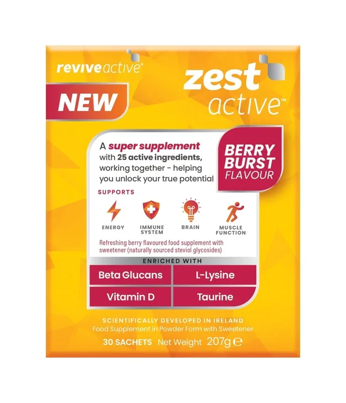 REVIVE ACTIVE ZEST ACTIVE BERRY BURST 30S