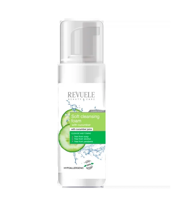 REVUELE CLEANSING FOAM Air with Cucumber Juice-150ml