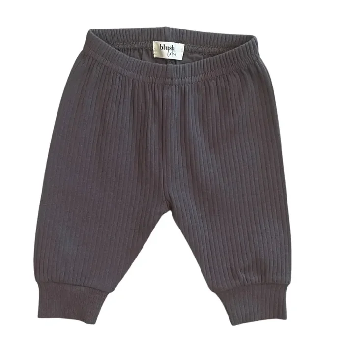 Ribbed Pant – Coal