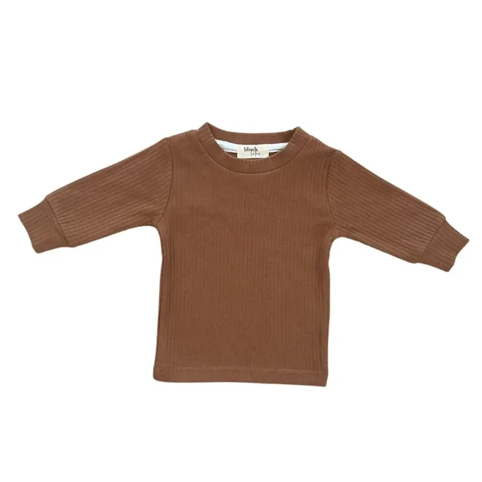 Ribbed Top – Cognac