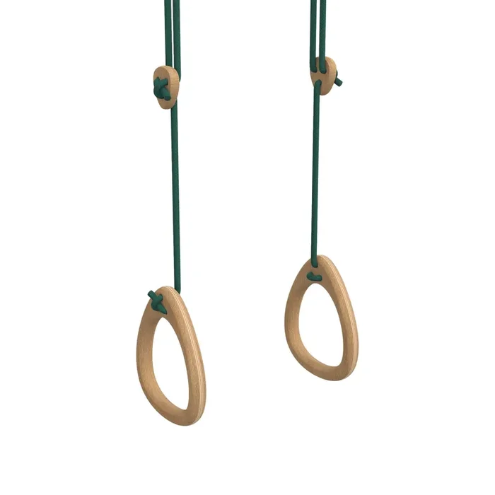Rings – Oak – Green