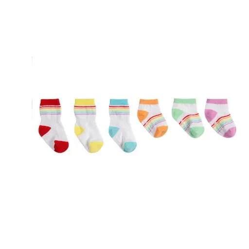 Robeez Rainbow Essential Socks 6 Pack