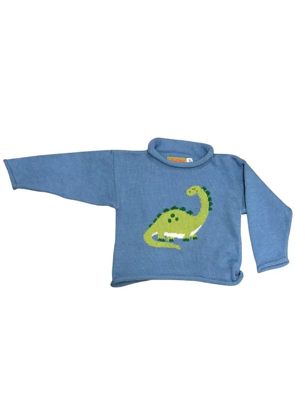 Roll Neck Sweater – Dinosaur